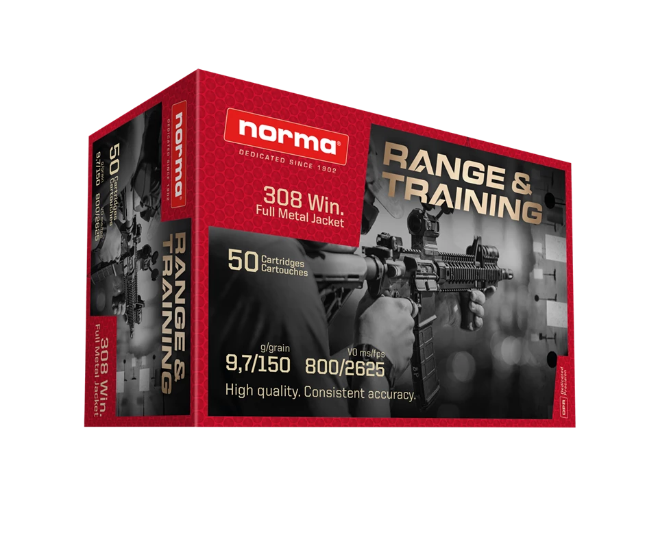 Norma Ammo – .308Win FMJ Range & Training 9.7g/150gr