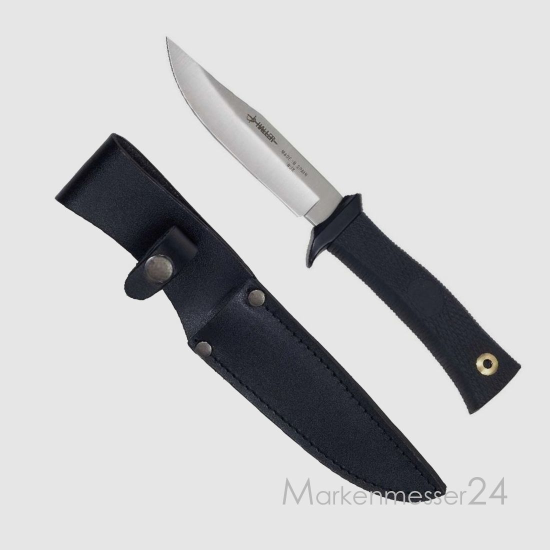 kleines handliches Messer mit schwarzem Griff