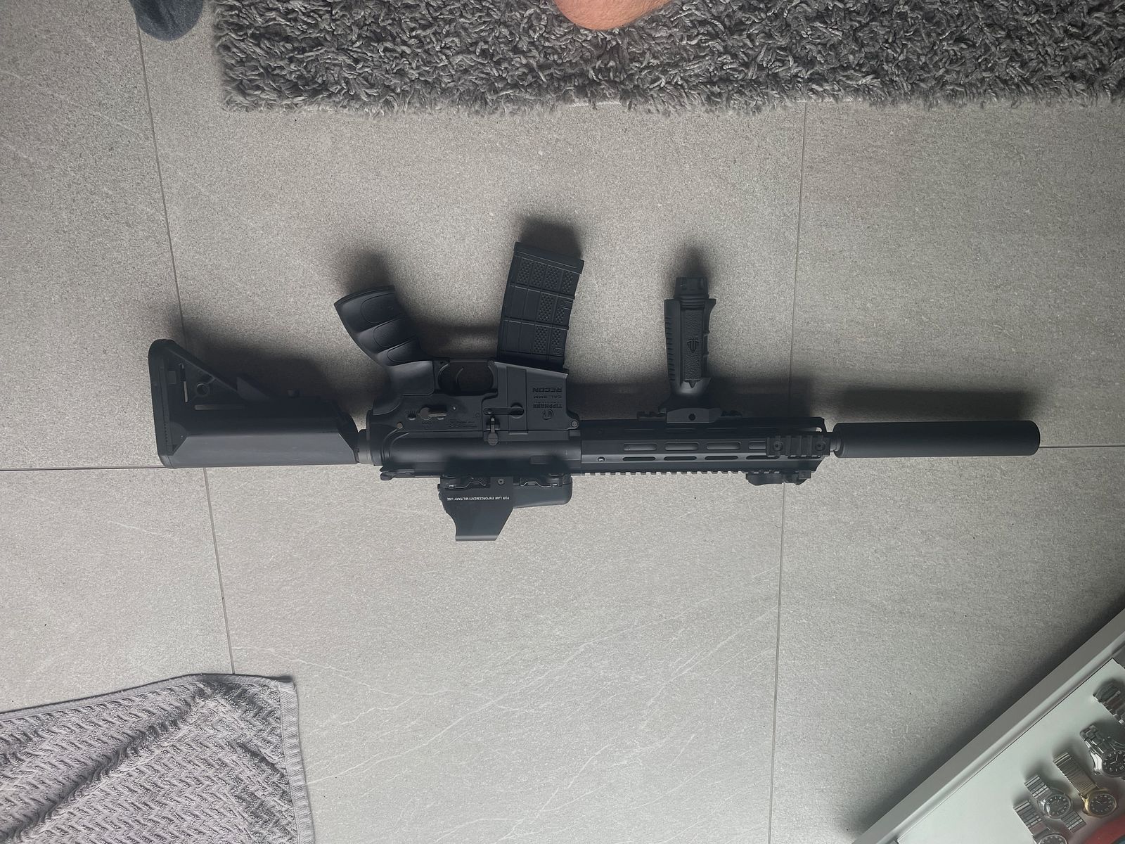 Tippmann M4 with accessories & attachments