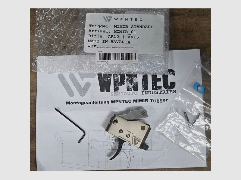WPN-TEC Mimir Abzug, 2 Stage, voll Einstellbar, für AR15 + AR10, neuwertig