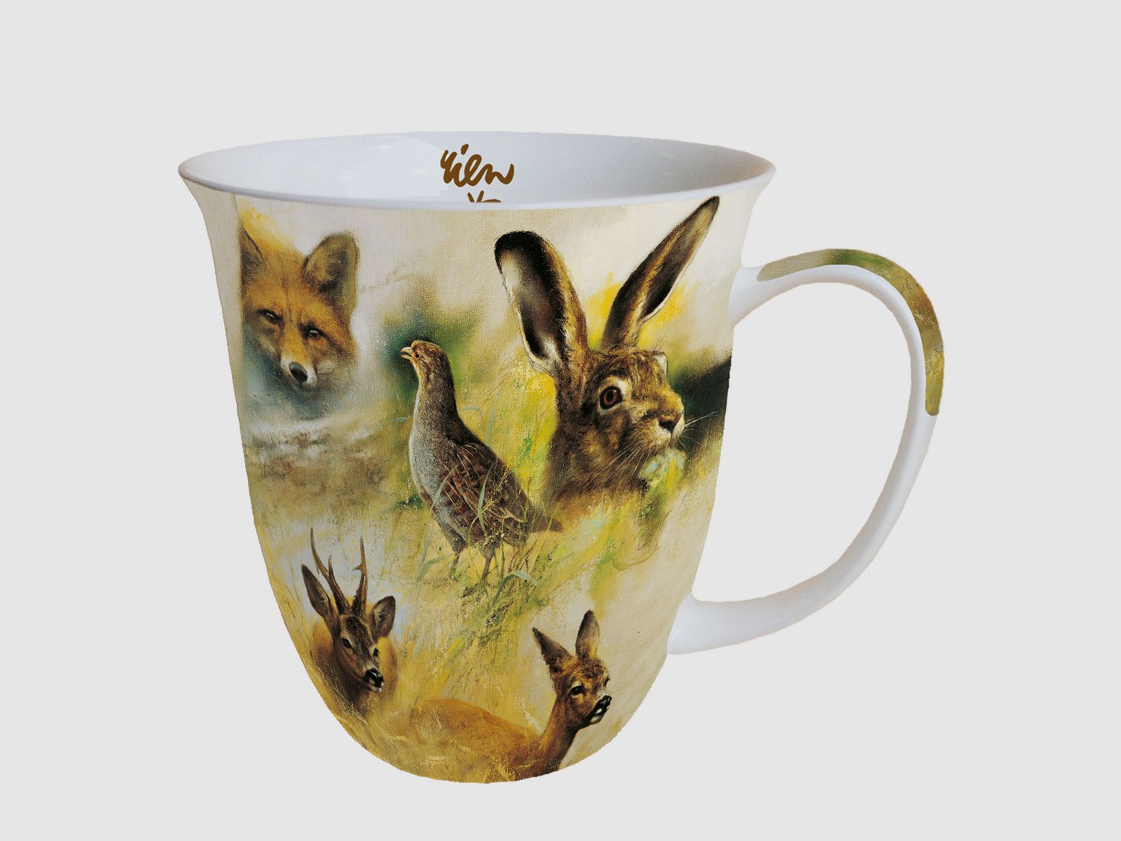 Tasse Tierskizzen Niederwild