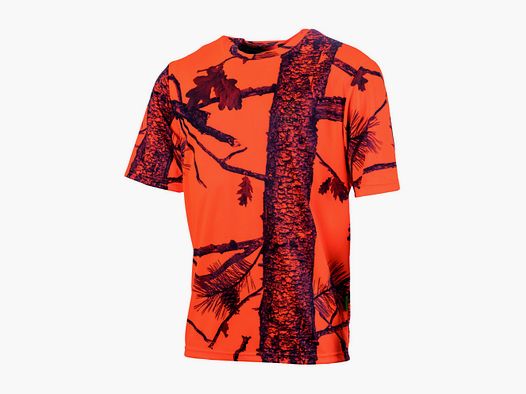 Camo Oranje Vuur T-Shirt Treeland
