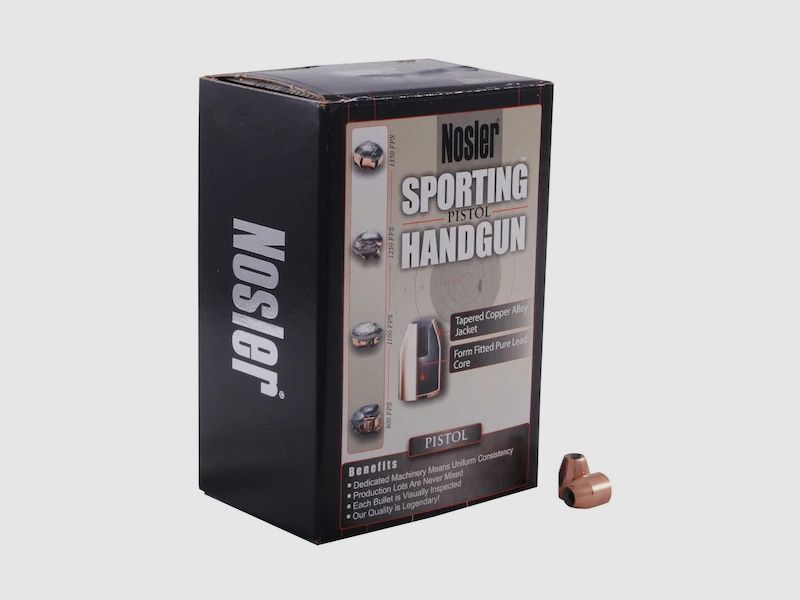 Nosler Geschoss Sporting Handgun 10mm/.400 150GR JHP 250 Stück