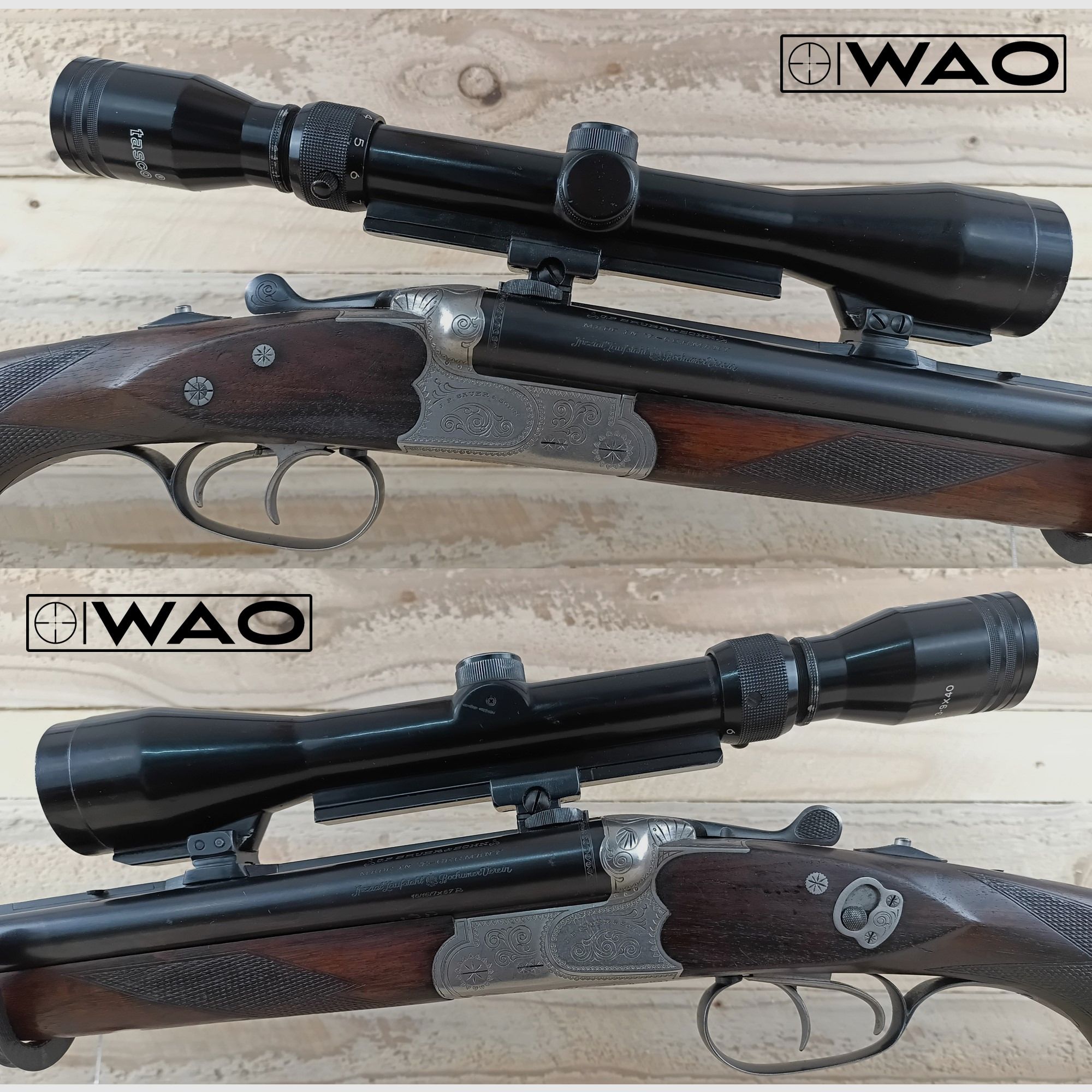 Sauer & Sohn Mod. 3000 Drilling, Kal. 7x57R, 16/70 *mit ESL & Optik*