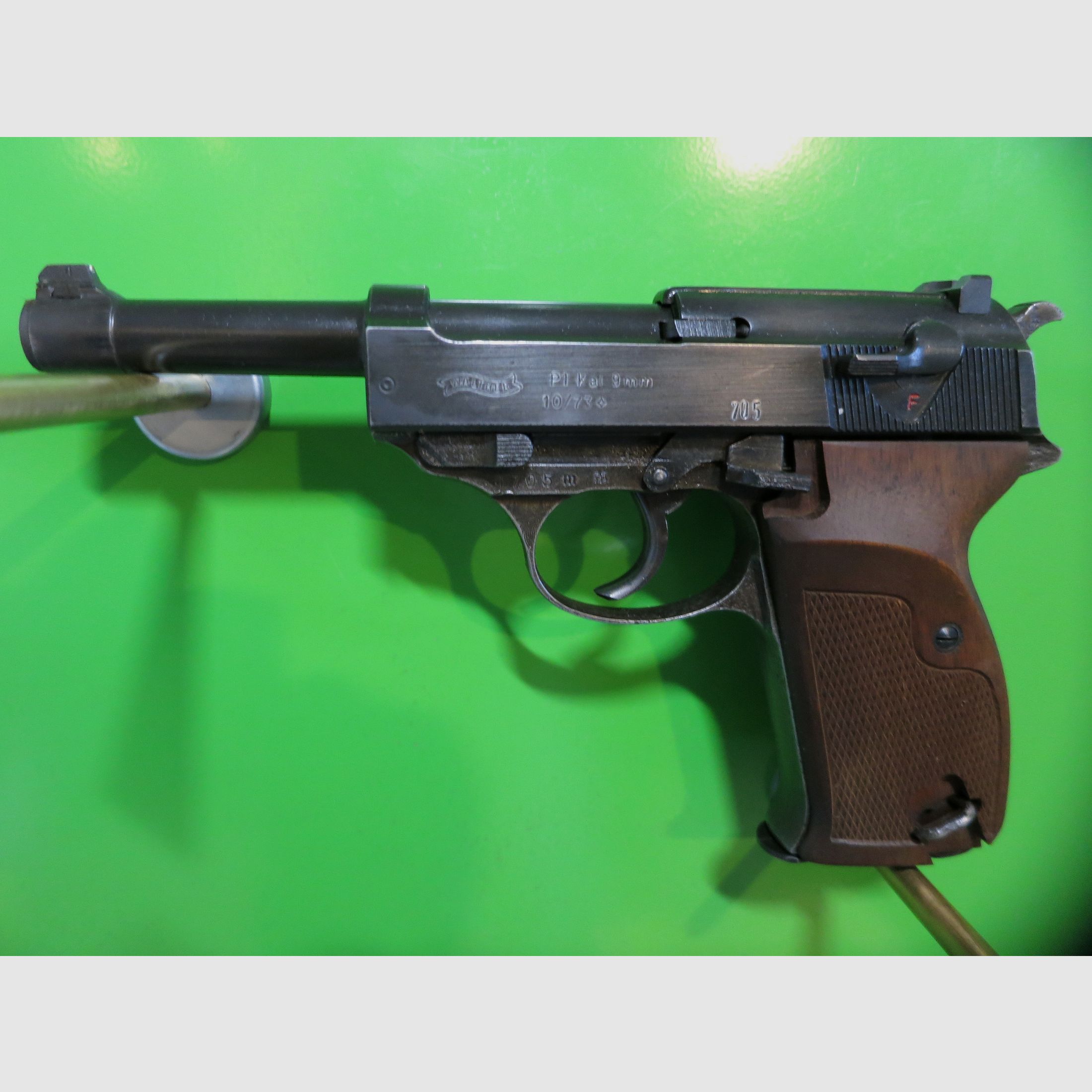 Walther P38 (P.38), WaA 359, 9 mm Luger, Walther/Zella-Mehlis, Schlitten P1      #56