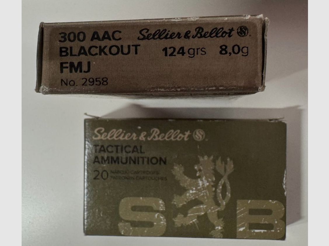 .300 AAC Blackout Hornady, Magtech + Sellier & Bellot, image 4 of 4