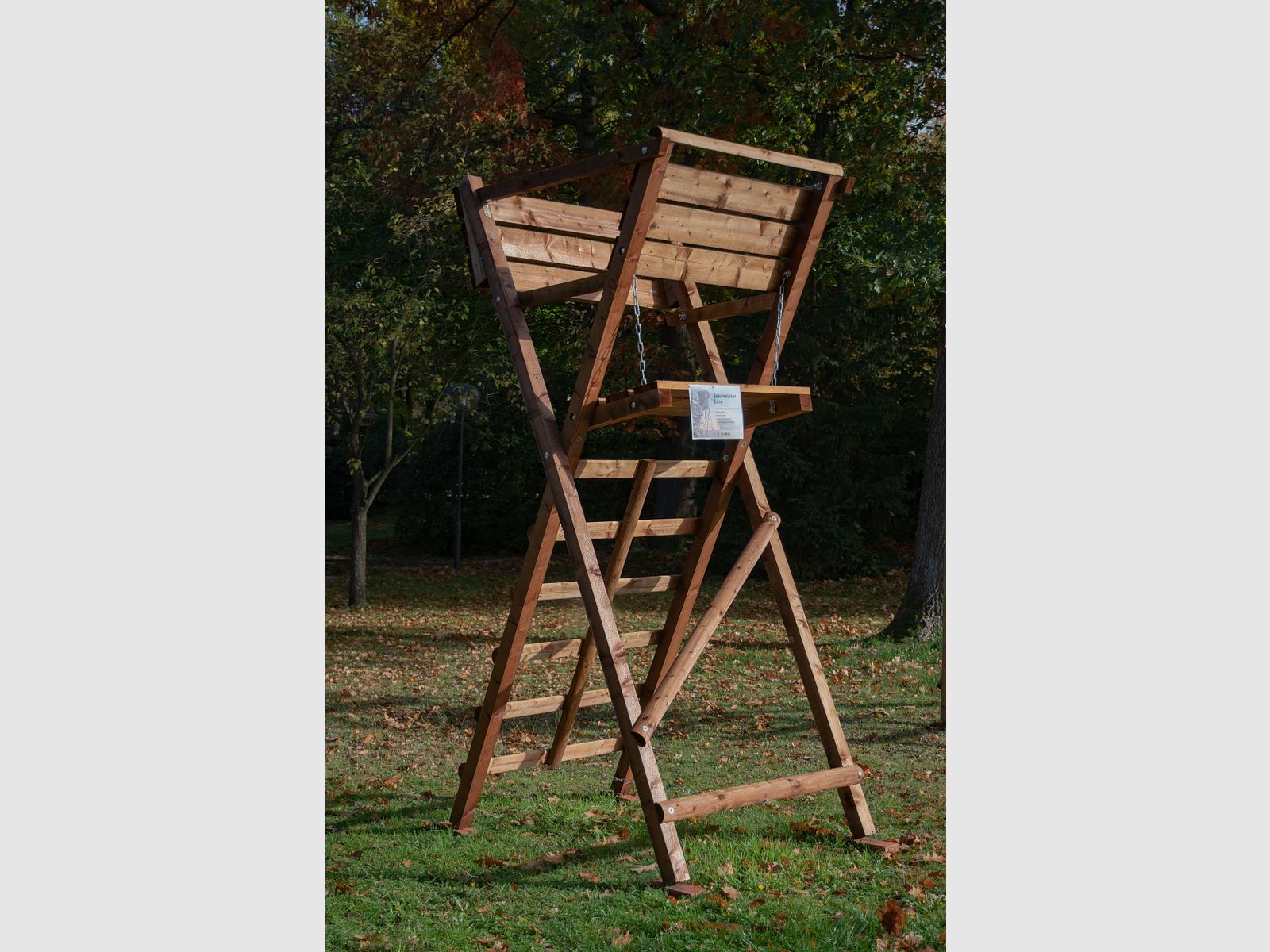 Jagdholz Scherenleiter