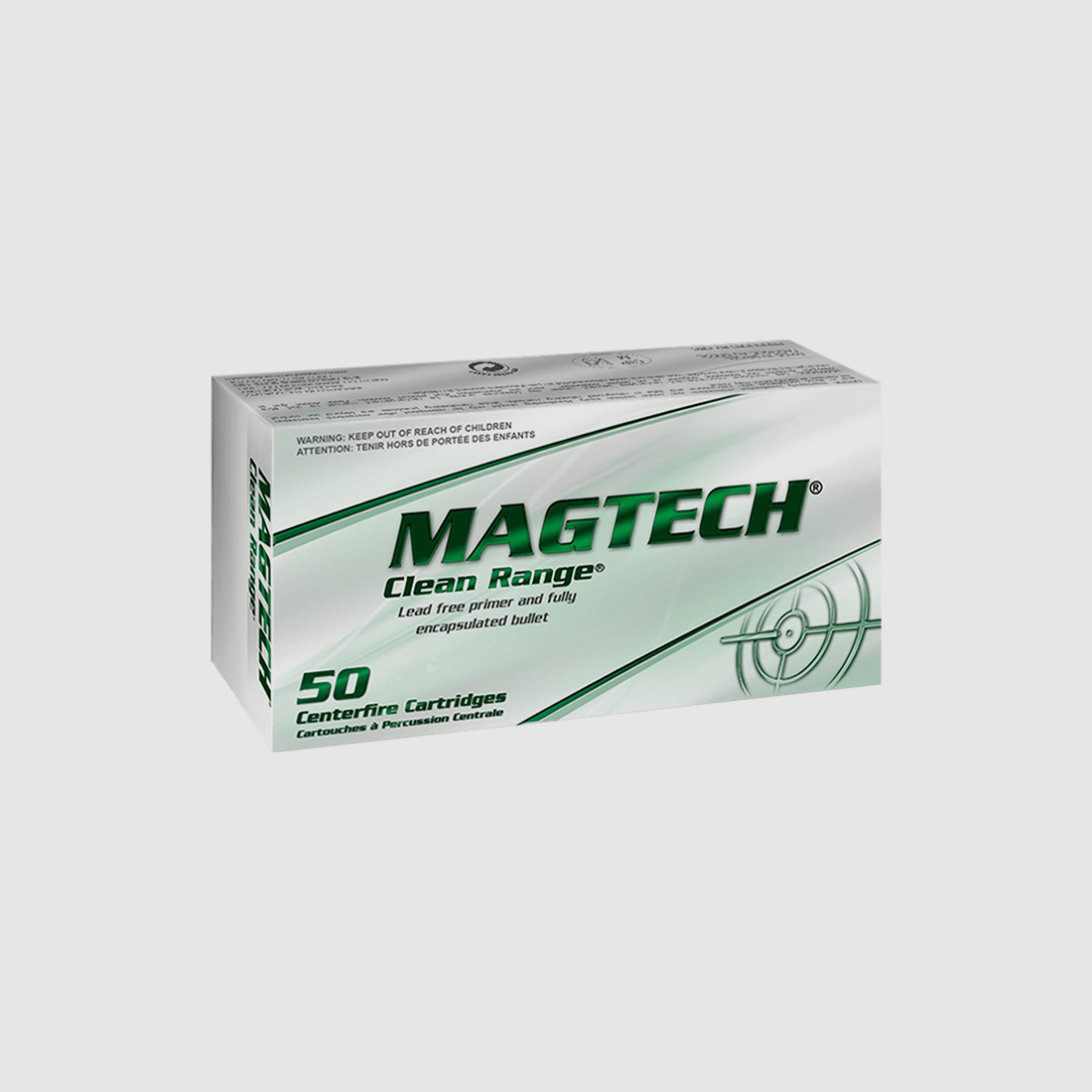 Handgun Ammunition CBC CBC Clean Range-9mm Luger-124 GR-FEB-023-CR9B