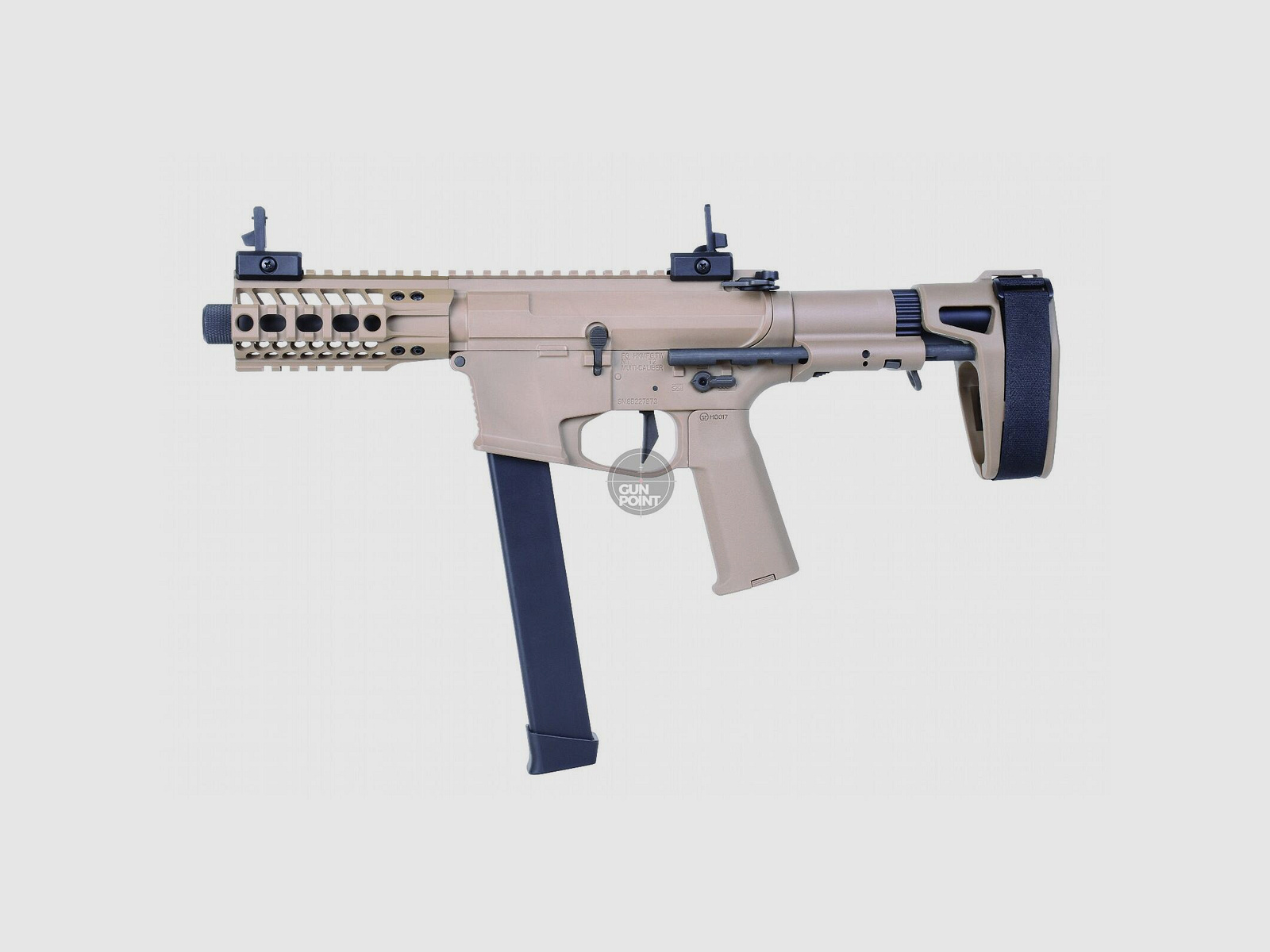 Softair - Gewehr - Ares - M45S-S EFCS S-AEG dark earth S -S - ab 18, ber 0,5 Joule