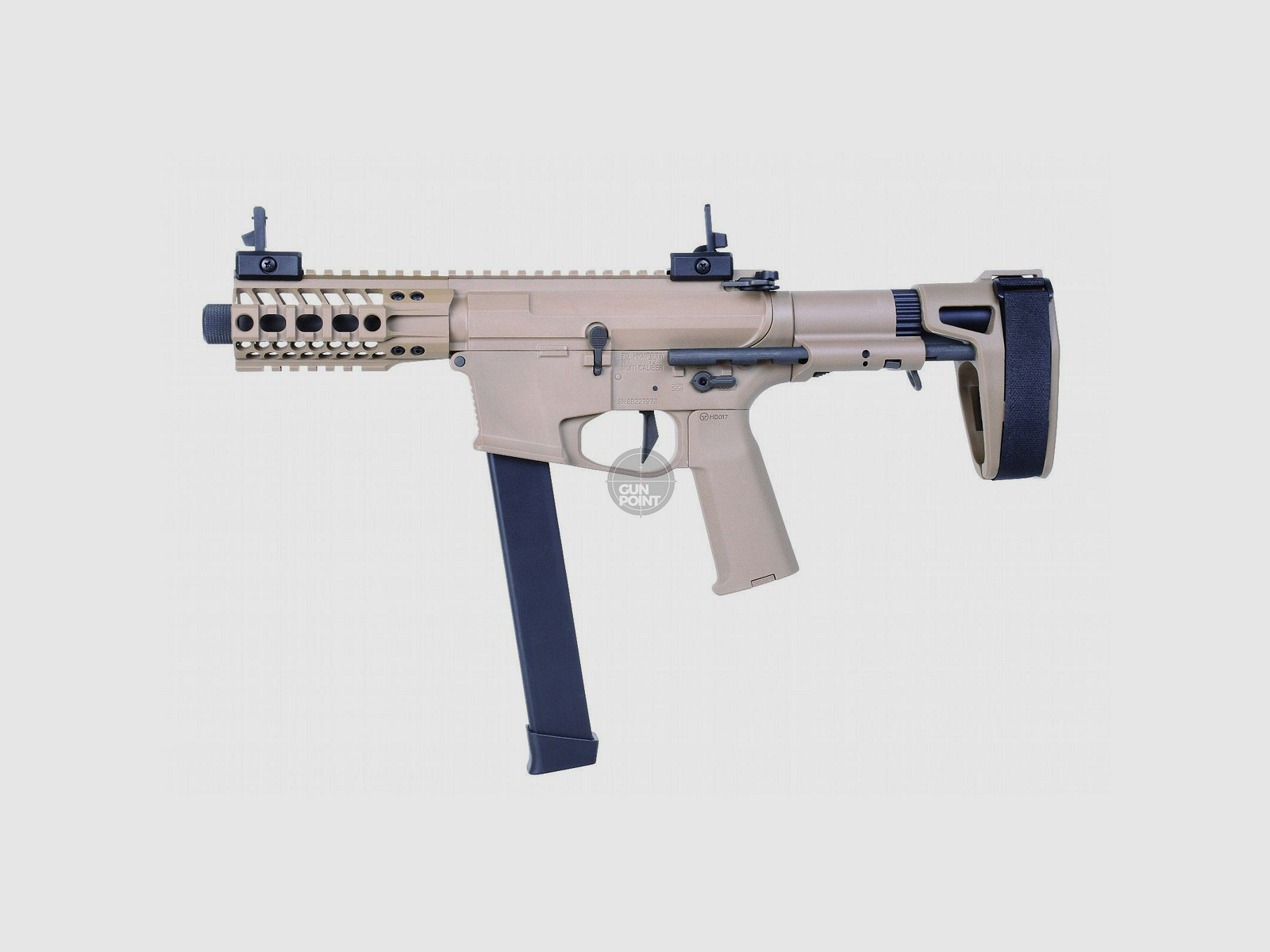 Softair - Gewehr - Ares - M45S-S EFCS S-AEG dark earth S -S - ab 18, ber 0,5 Joule