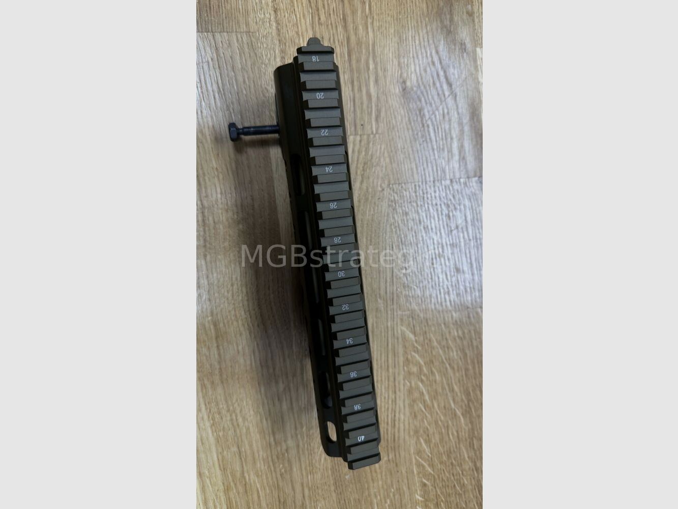 Oryginalny uchwyt Heckler & Koch do 416 MR223 G95 G95K G95A1 G95KA1 pasujący do rur buforowych Mil-Spec i Commercial - zatem również pasujący do broni typu AR15 AR-15 / SLIMLINE czarna kolba