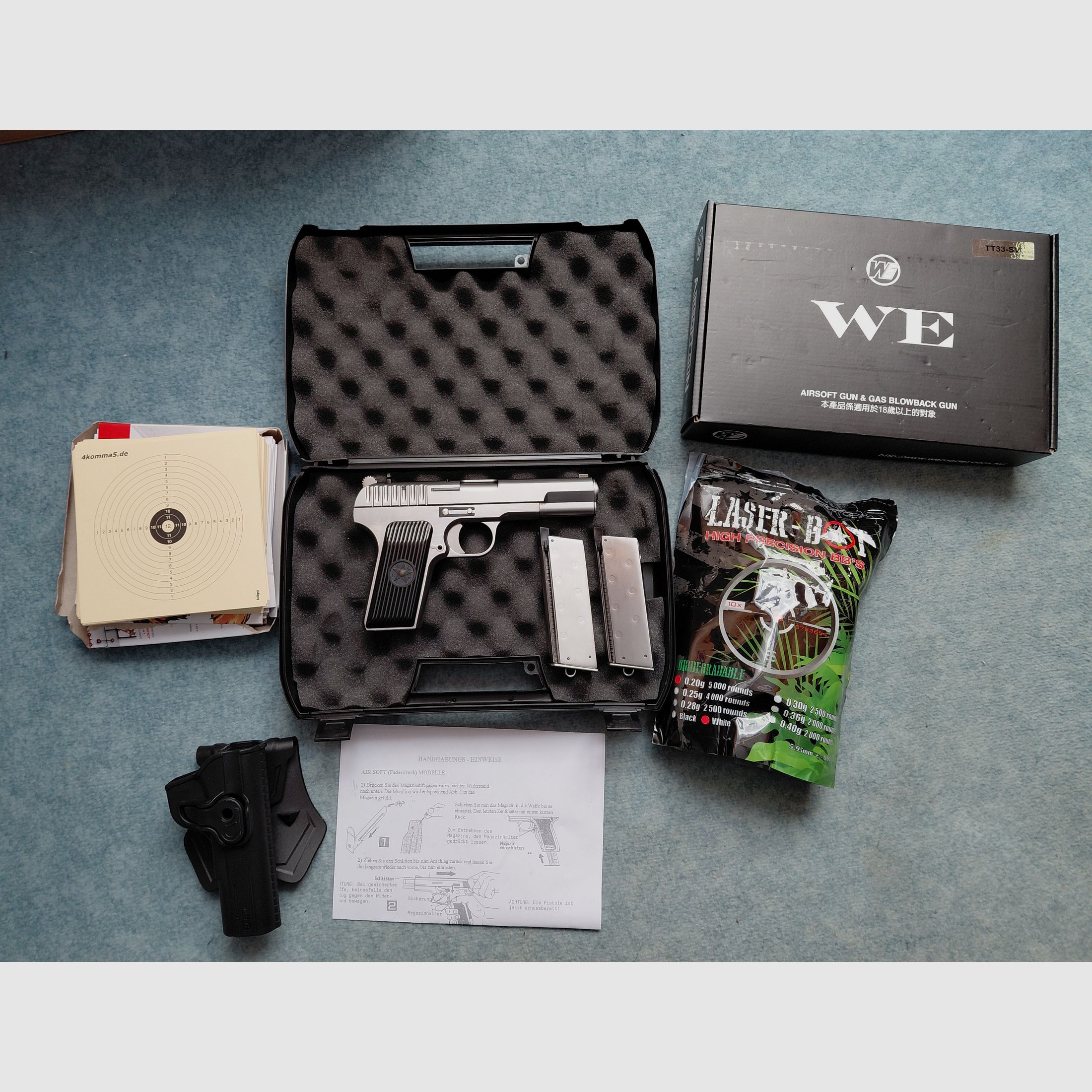 Softair SET TT-33 full metal 6mm BB (Soviet Union, USSR, Soviet, Tokarev, CCCP)