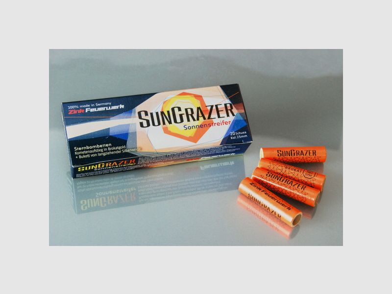 ZINK SUN GRAZER - STERNENBOMBETTEN - 20 SCHUSS - 15 MM