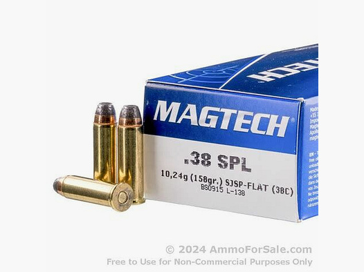 Magtech Magtech .38 Spec. 158 grs SJSP ( #38C )