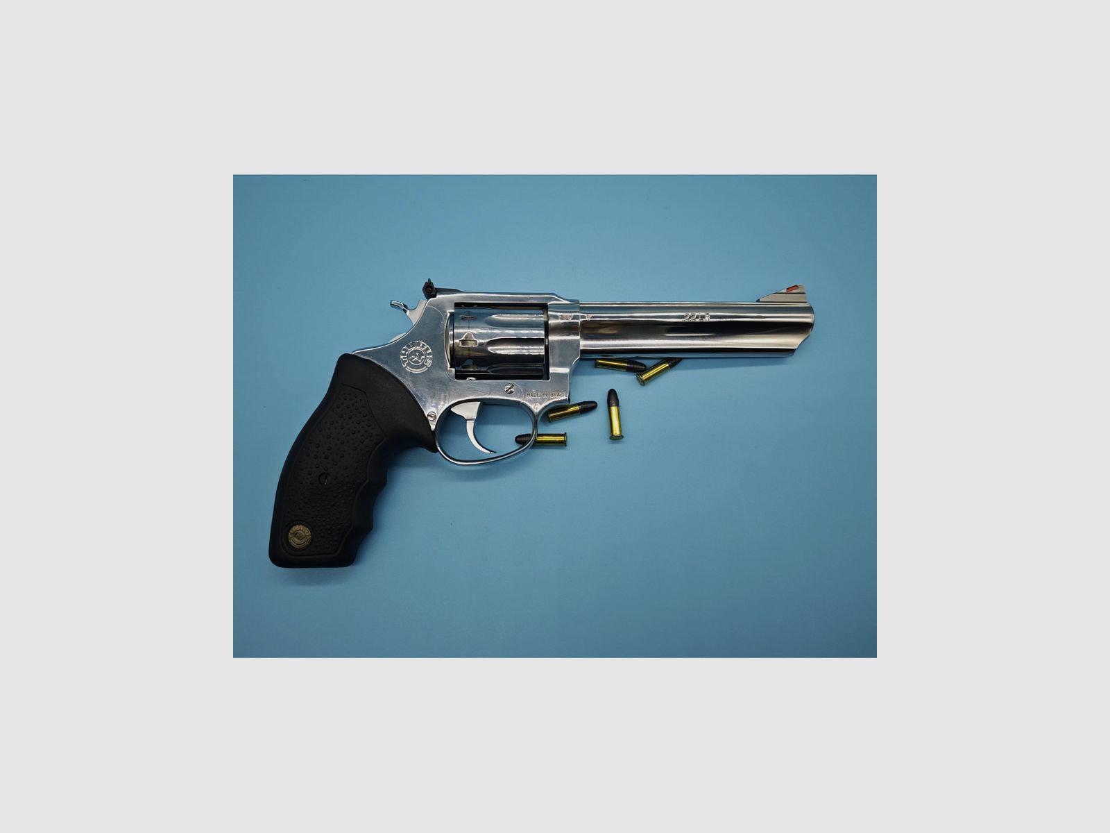 Revolver TAURUS 094 Kal. 22 LR INOX ALTO BRILHO, afbeelding 6 van 7