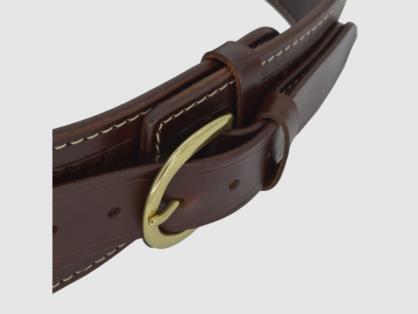 Custom Belt Buscadero Large .44/.45 Brown RH, immagine 4 di 8