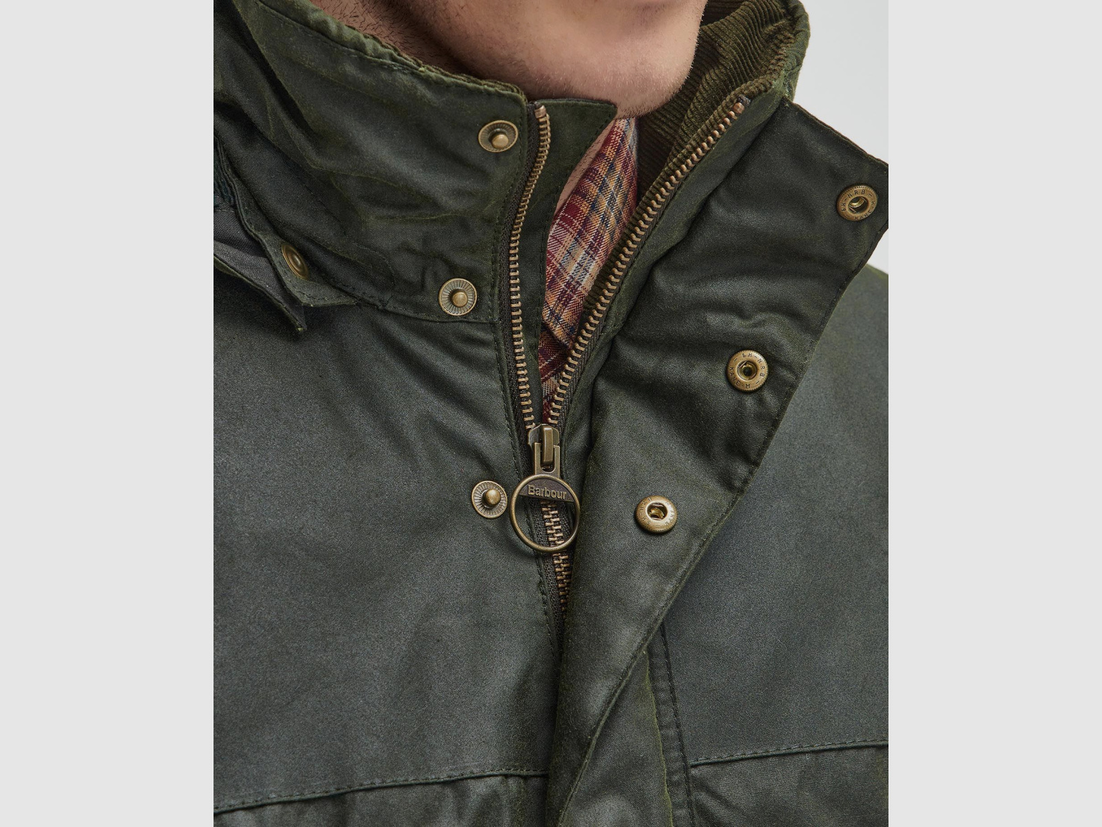 BARBOUR Wachsjacke Bleaberry Oliv