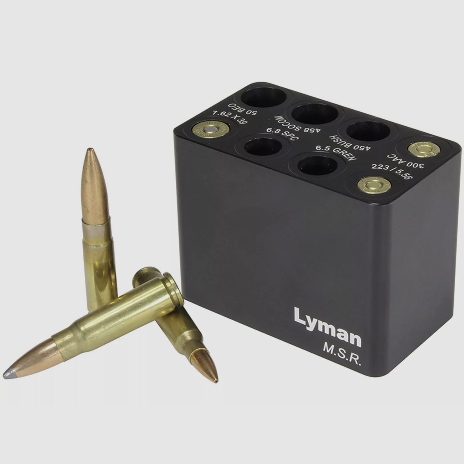 Lyman MSR Ammo Checker / No-Go Gauge per .223 Rem./6,5 Grendel/6,8 Spec.