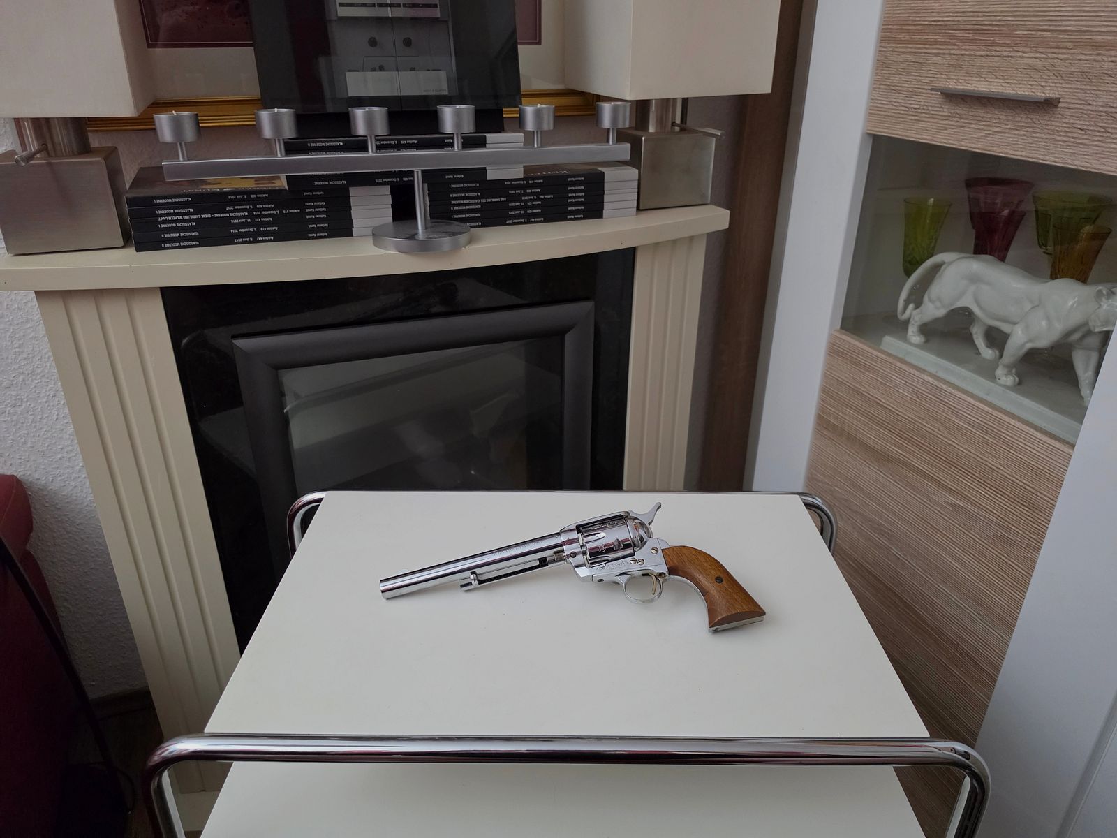Revolver HS Texas Scout Peacemaker Mod. 121  PTB 242  9mm Knall