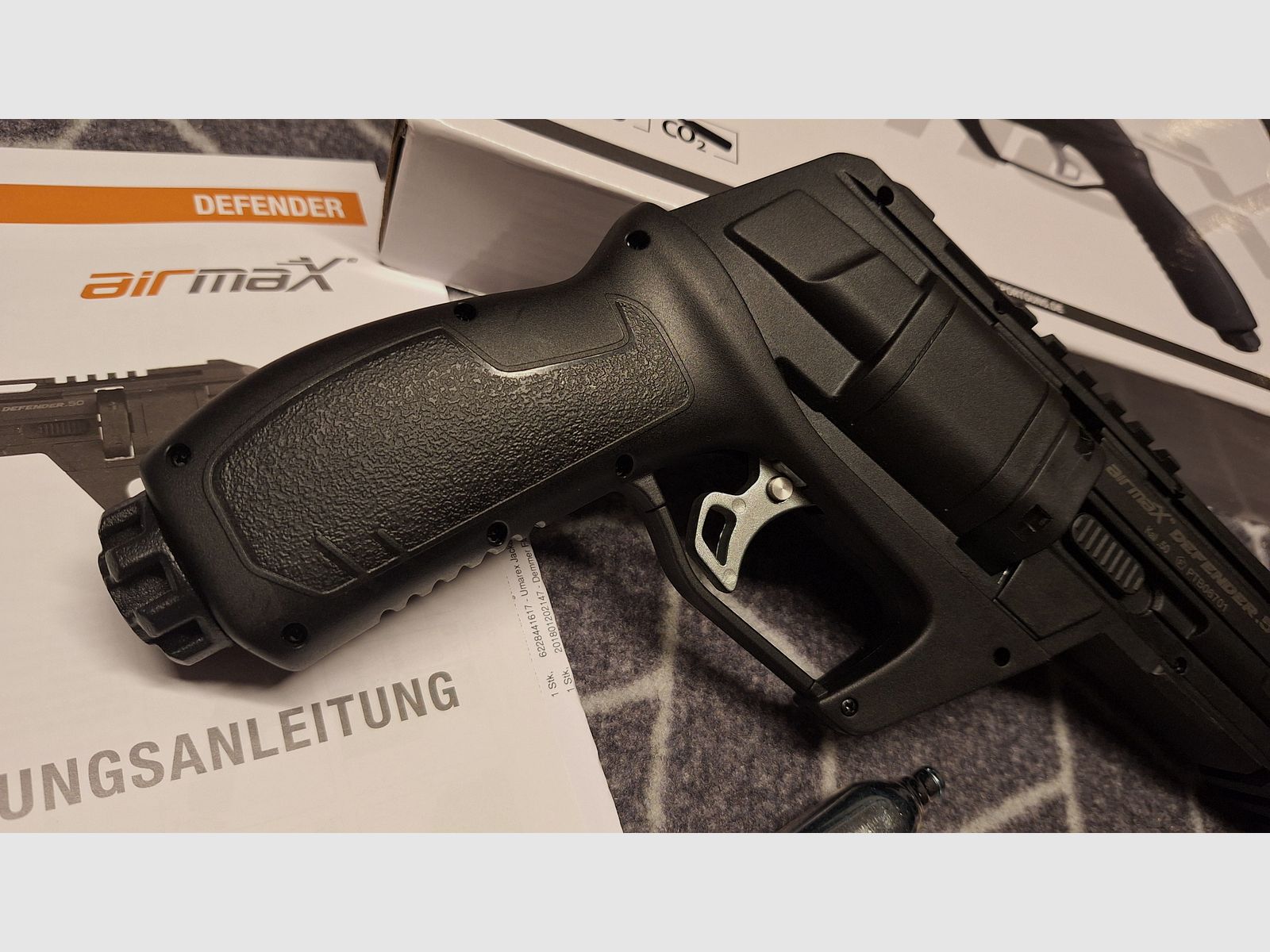 AirmaX Defender Co2-Revolver cal .50 Defense