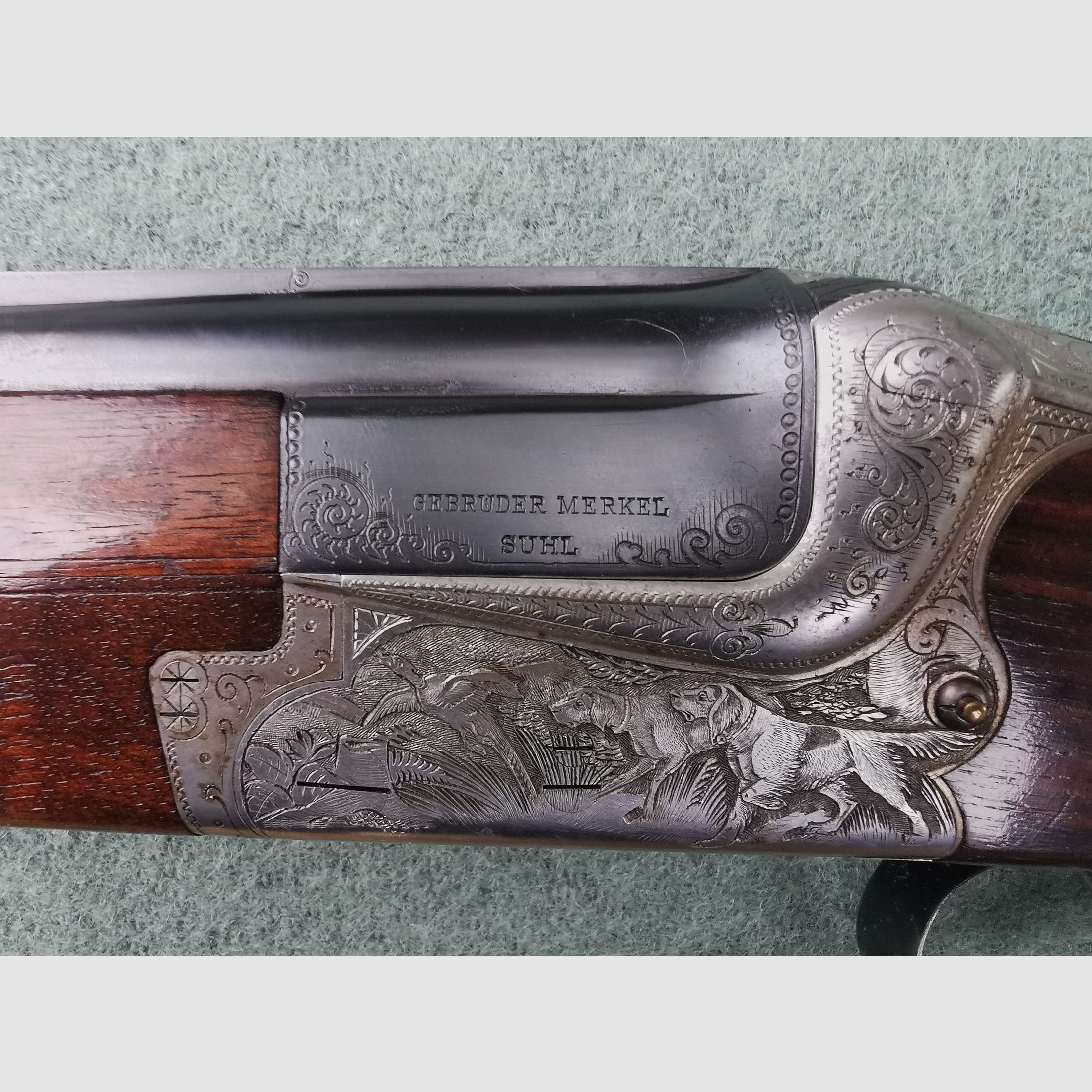 Bockdoppelflinte Merkel/Suhl 12/70