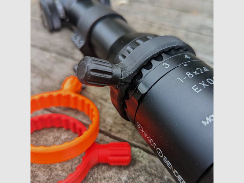 For Schmidt and Bender EXOS: Quick adjustment lever for magnification setting