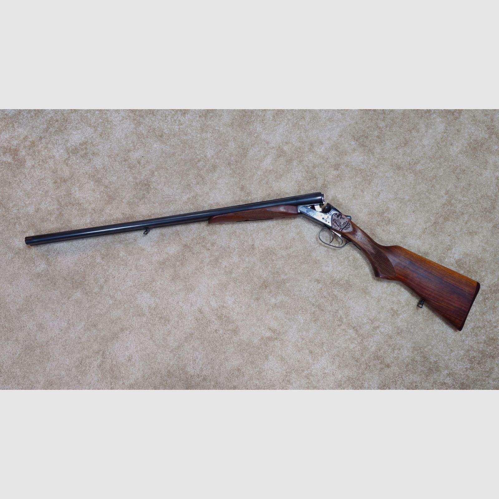 Bock double fusil, fusil à plat Baikal cal. 12/70