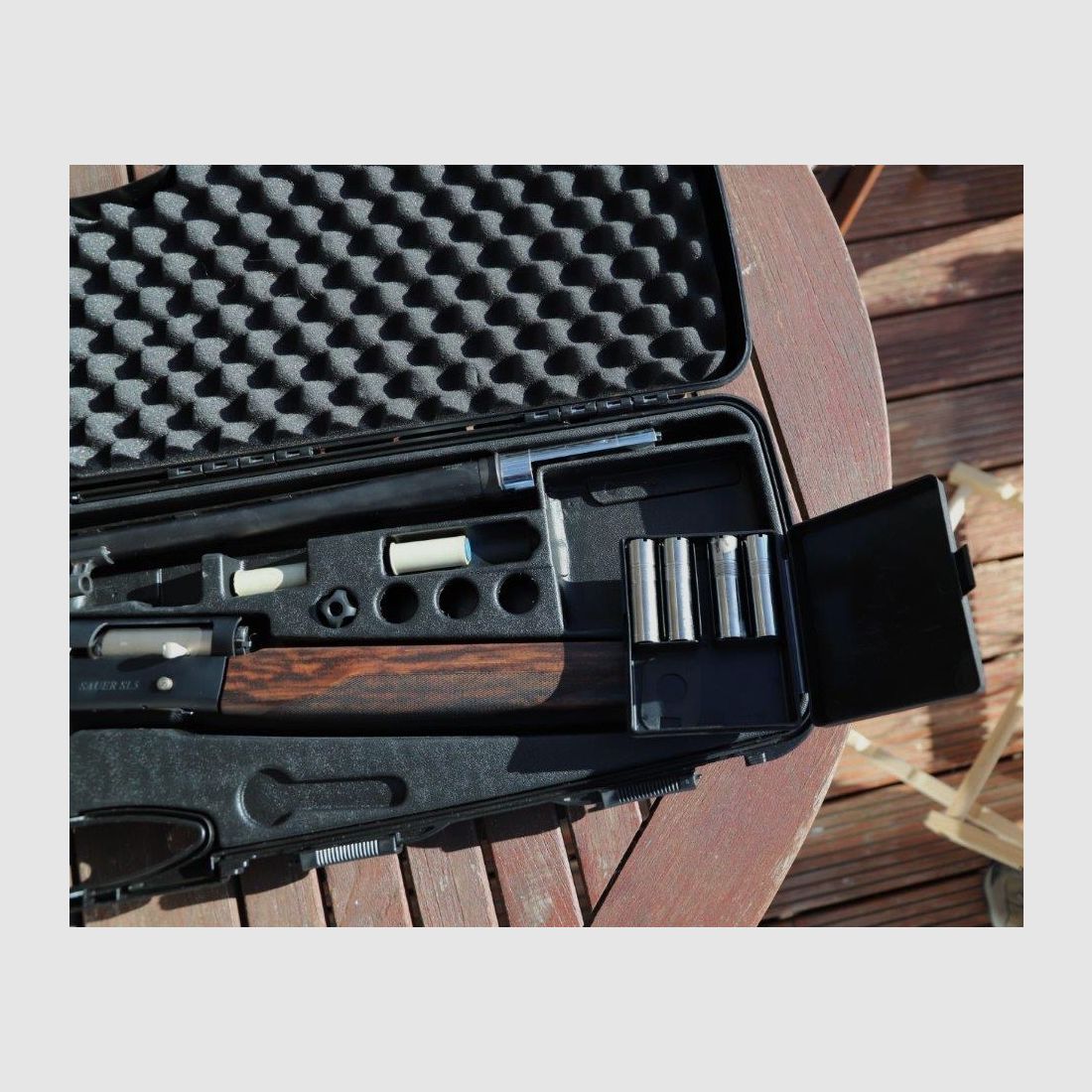 Sauer SL5  12/76 , Stahlschrot-Beschuss, neuwertig
