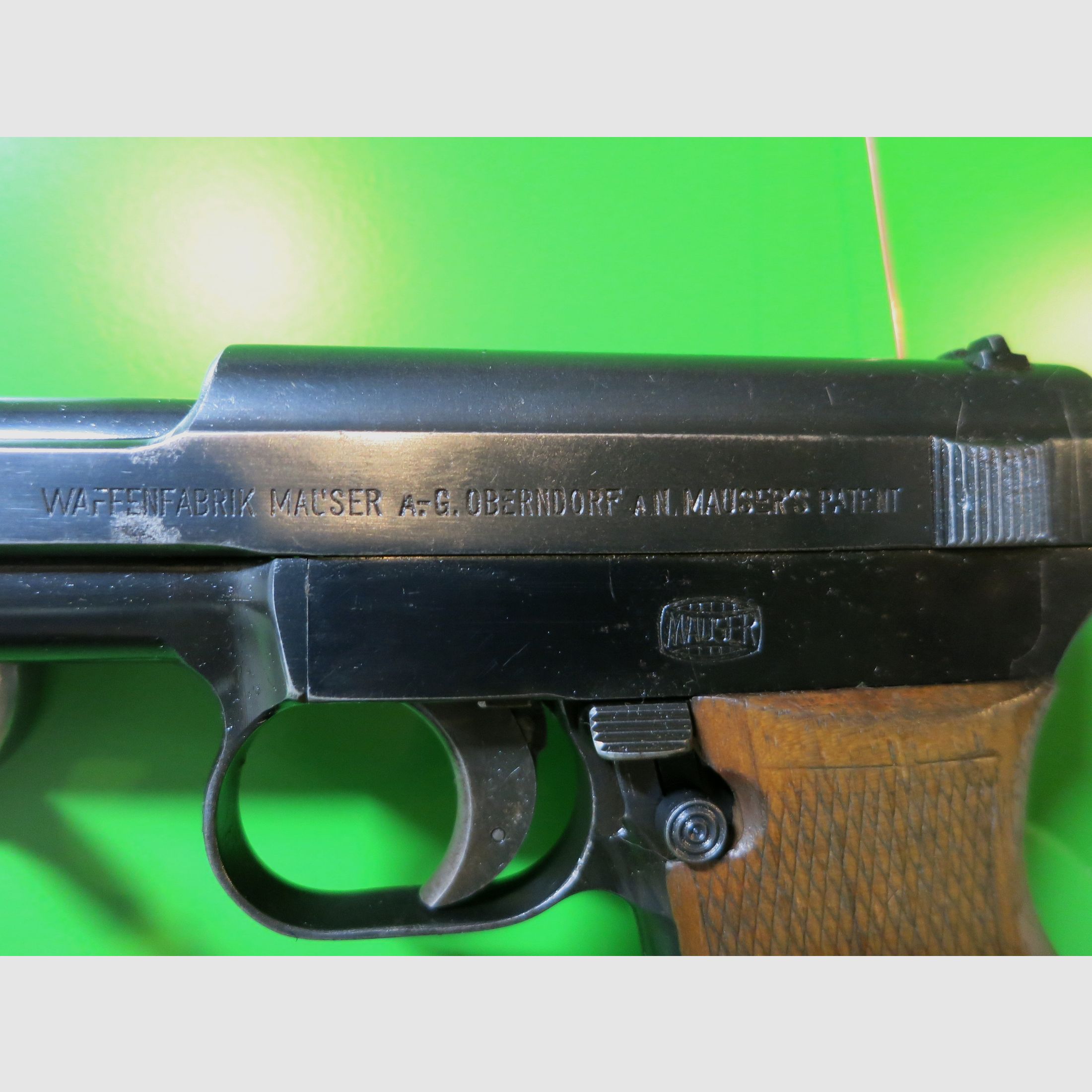 WAFFENFABRIK MAUSER A.G. OBERNDORF A.N. MAUSER'S PATENT, Modell 1914,  Kal. 7,65 Mauser         #23-