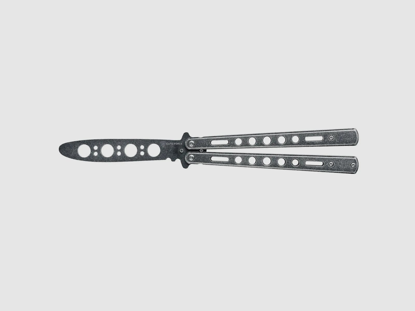 Elite Force Elite Force Trainingsmesser Butterfly silberfarben
