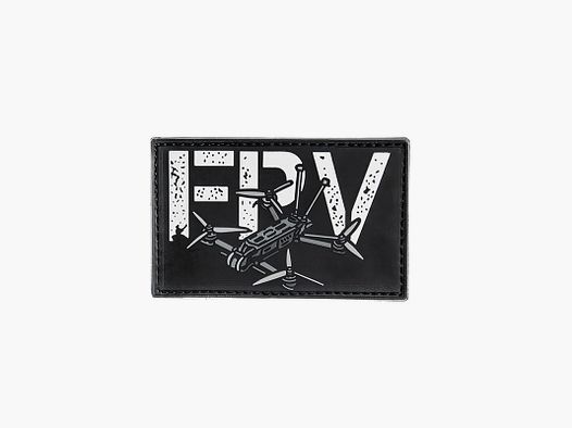 OPENLAND TACTICAL NERG – PATCH AUS GUMMI DRONE FPV | SCHWARZ