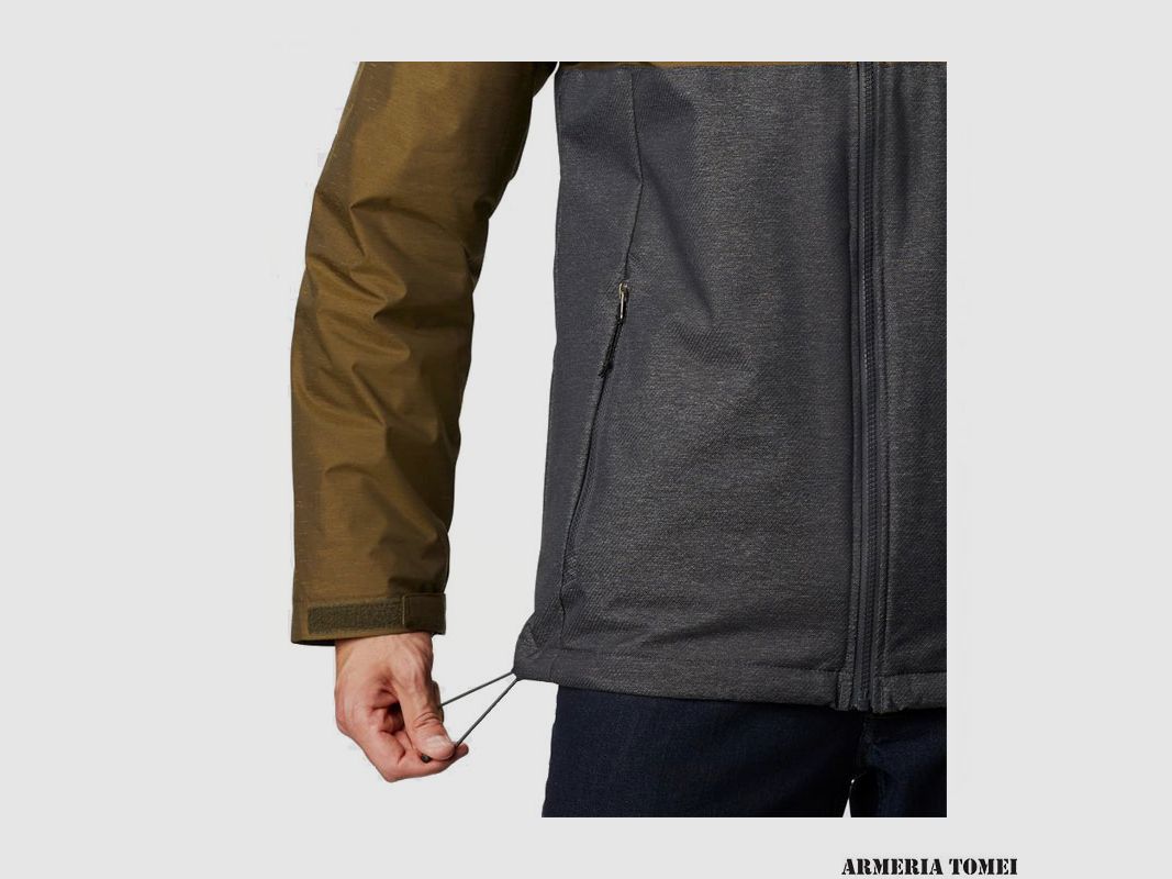 JACKET – MEN – COLUMBIA – RIDGE GATES™ INTERCHANGE Shark Twill, Olive Green Slub, image 6 of 6