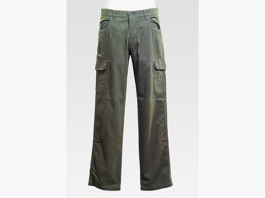 Hose Z Dame mit Beintasche 44 oliv