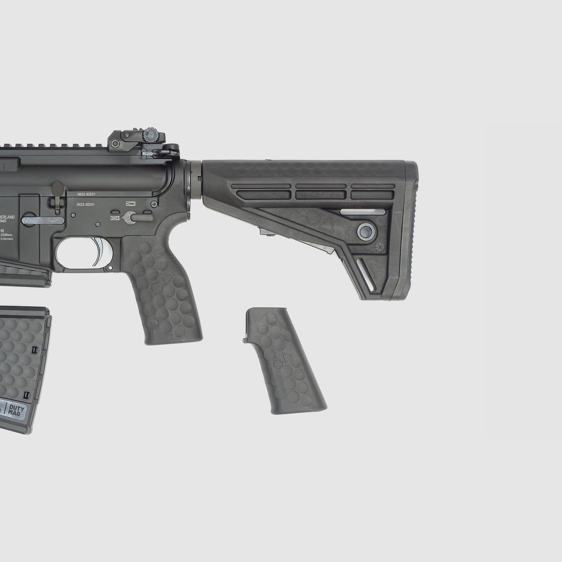 OA-15 M5, Lauf 16,75″, BL M-LOK Handguard 13″ slim, OA M4-Schaft, BUIS, MFD, billede 4 af 5