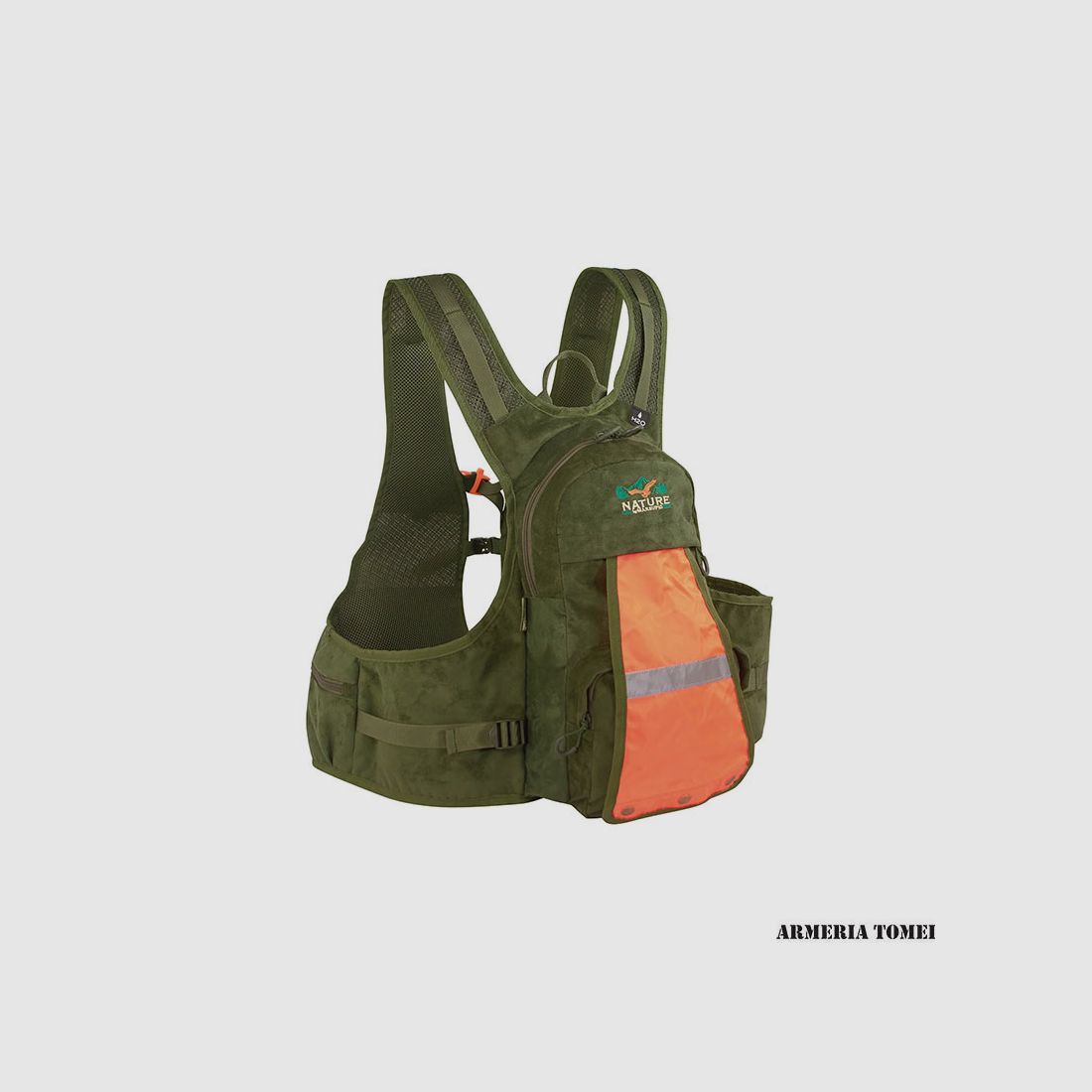 VEST / BACKPACK – NATURE BY MARSUPIO – SUEDE SELVA, image 7 of 9