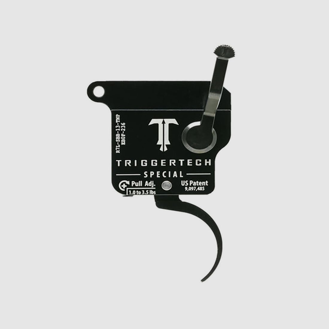 TriggerTech Rem700 Special – Left – No bolt release – Pro Curved (PVD Black)