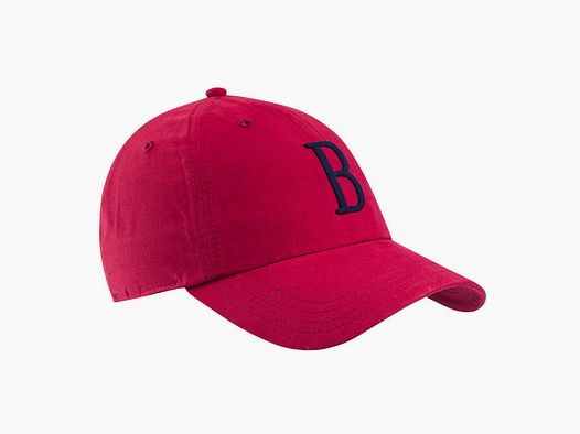 Casquette Beretta Big B rouge taille unique emblème bleu
