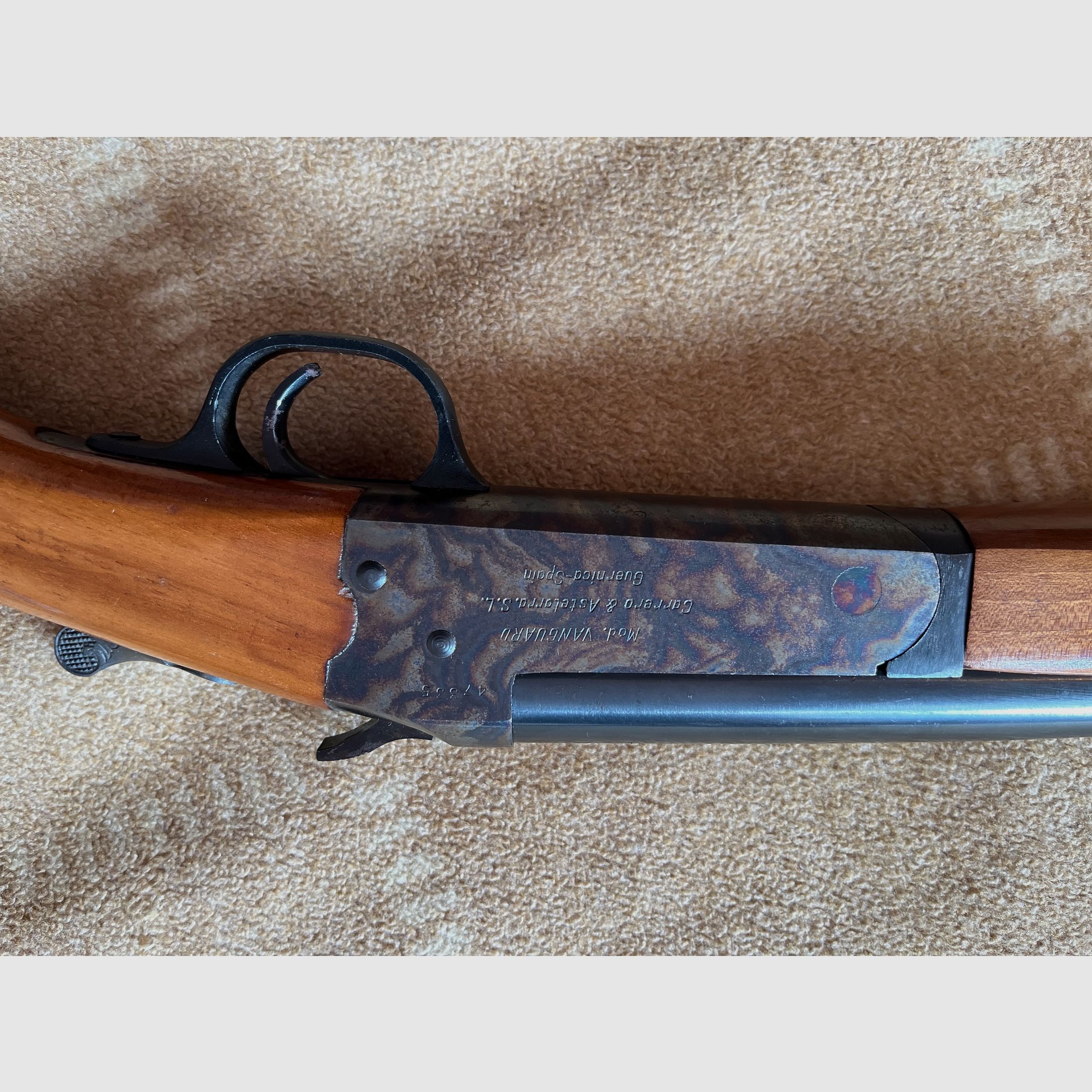 Break-action shotgun 12/70 with ejector