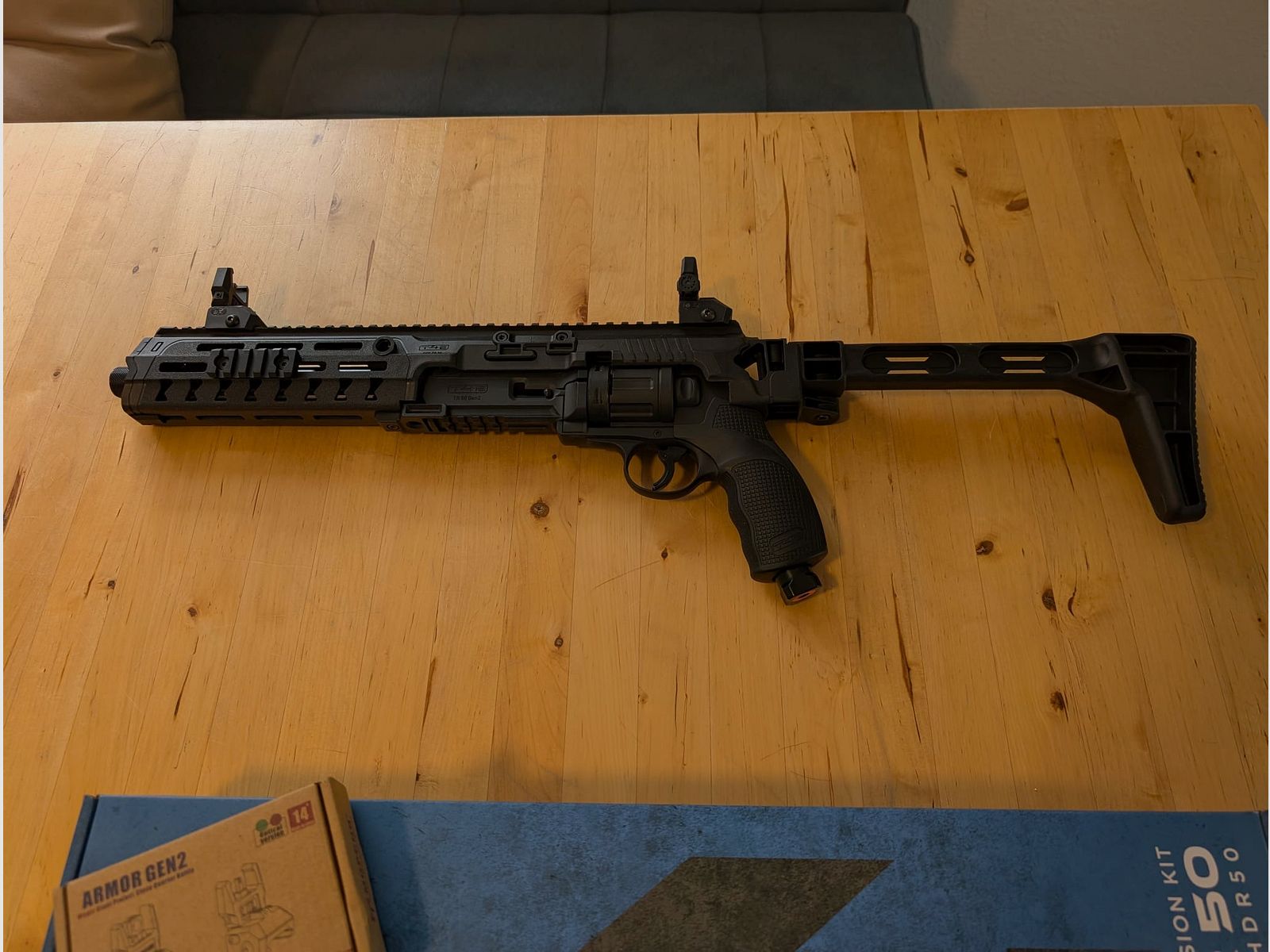 HDR 50 (TR 50) Gen2 revolver, cal. 50 incl. T4E Carbine Conversion Kit "als nieuw