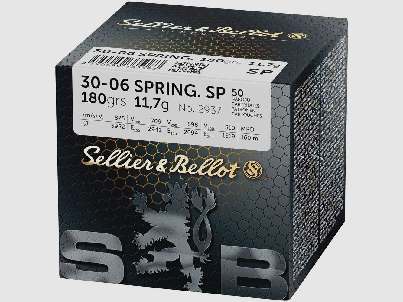 Sellier & Bellot	 TM - 11,7g, 180 grs .30-06Spring