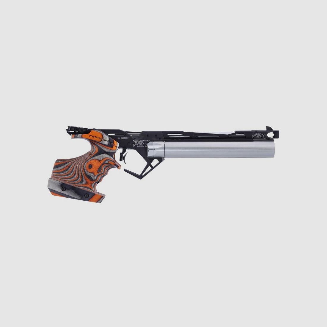 Pistolet à air comprimé Feinwerkbau P 8X en bois stratifié orange