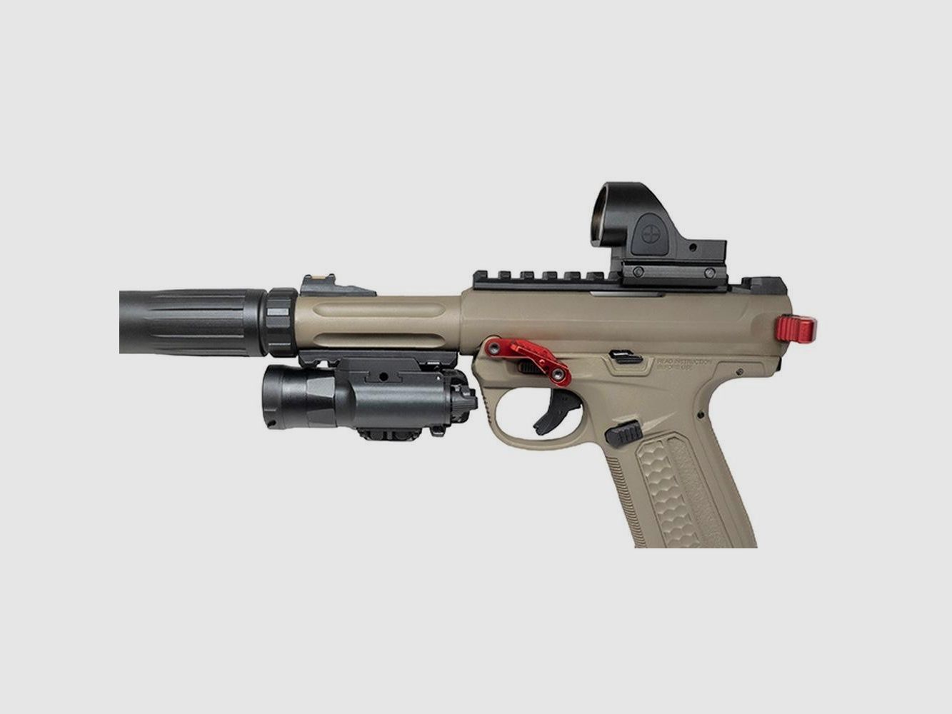 Montageschiene Action Army für AAP-01 Assassin - Aluminium CNC - Stabile und Präzise Befestigung, Bild 4 von 5