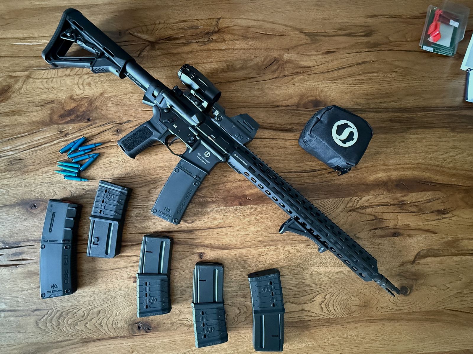 Schmeisser AR15-M5FL .223 Rem., ERATAC trigger, Magpul CTR, Falke Optik