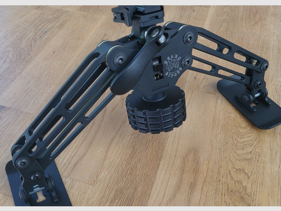 Bears Bipods Standart ohne Erddorn, Upgrade mit Schnellverstellung