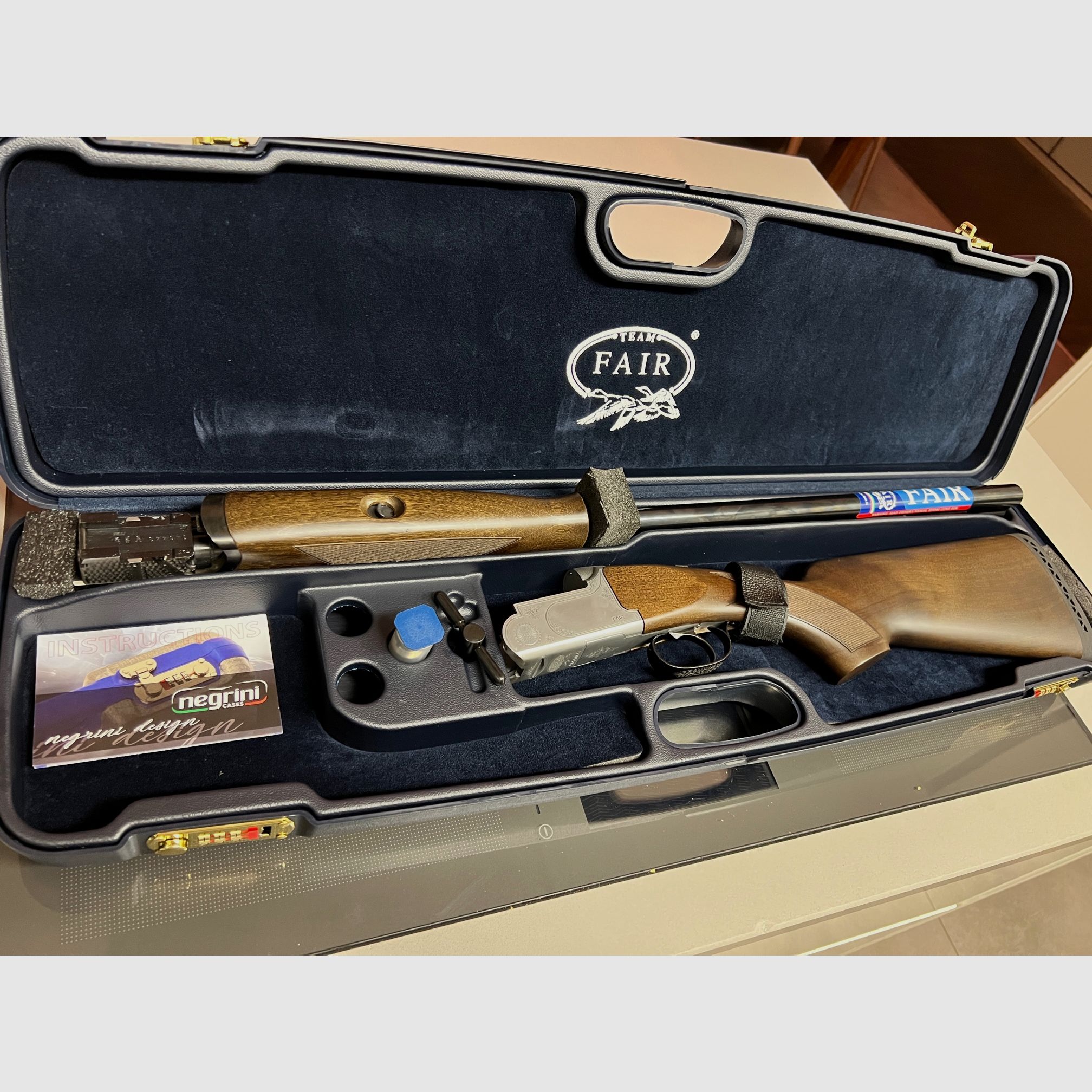 F.A.I.R. PREMIERSPORTING BDF 12/76 mit Flintenkoffer *NEU*  Portofrei