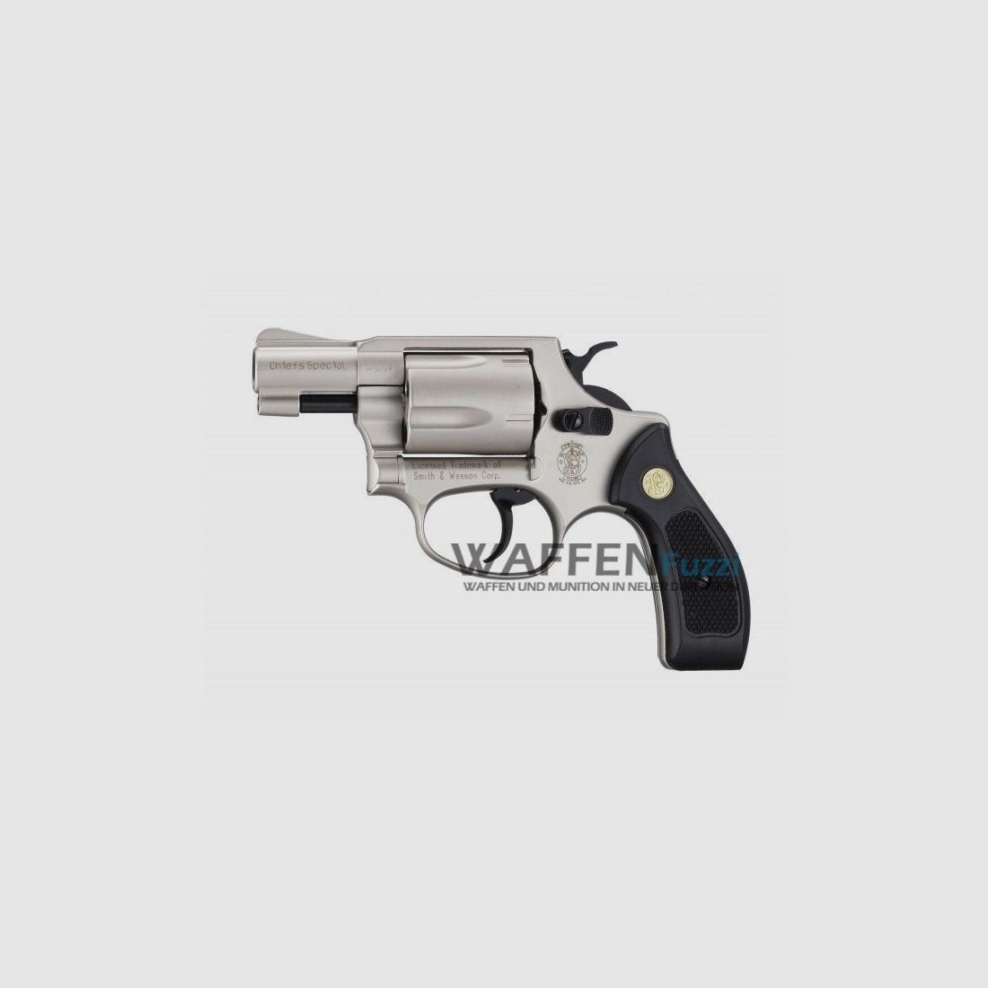 Smith & Wesson Chiefs Special blank-firing weapon nickel-plated