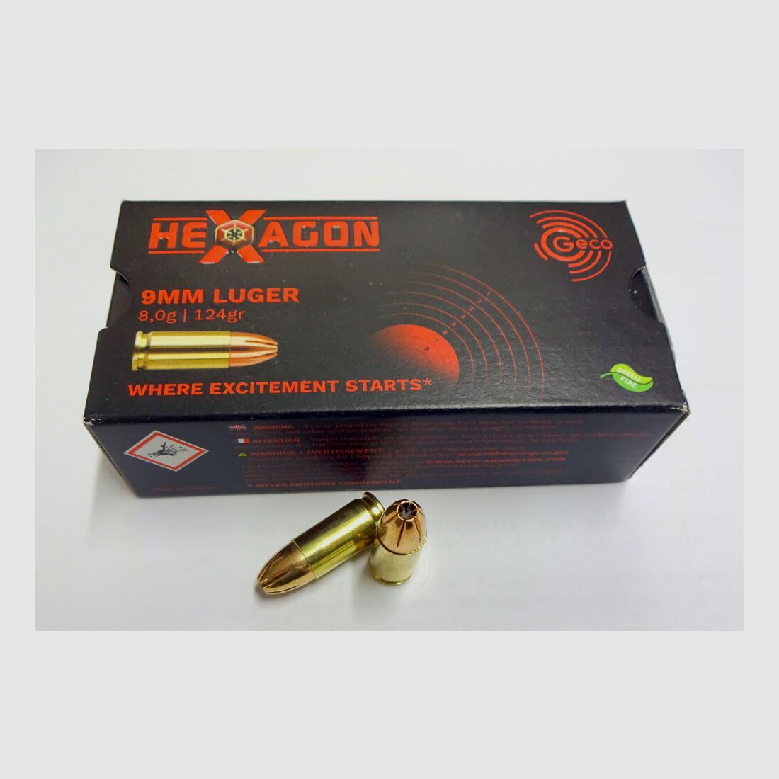 GECO 9 mm Luger HEXAGON