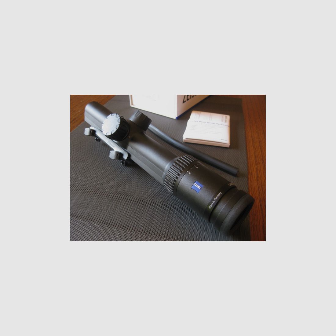 TOP ZEISS V6 1,1 - 6 x 24 M mit Absehen-60 und Original Blaser-Sattelmontage ! KEIN V8-Swarovski -Z6i-Z8i-LEICA-SAUER-MAUSER 