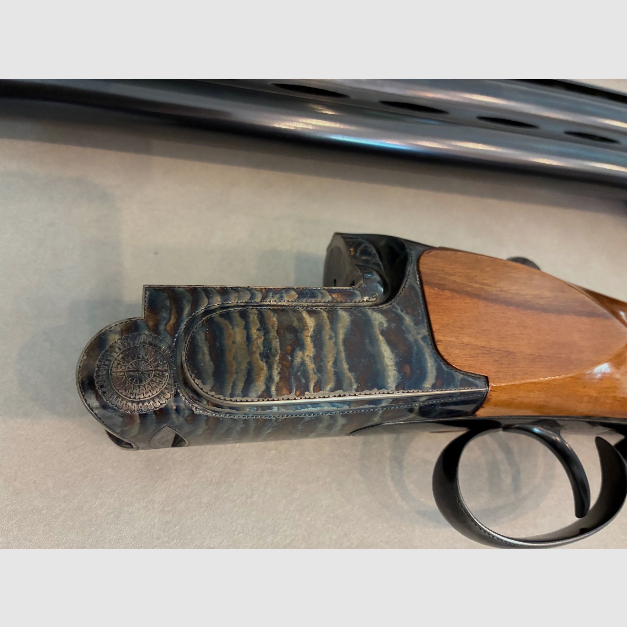 Perazzi MX8 Bockdoppelflinte 12/70 System buntgehärtet Skeet- und Jagdlauf