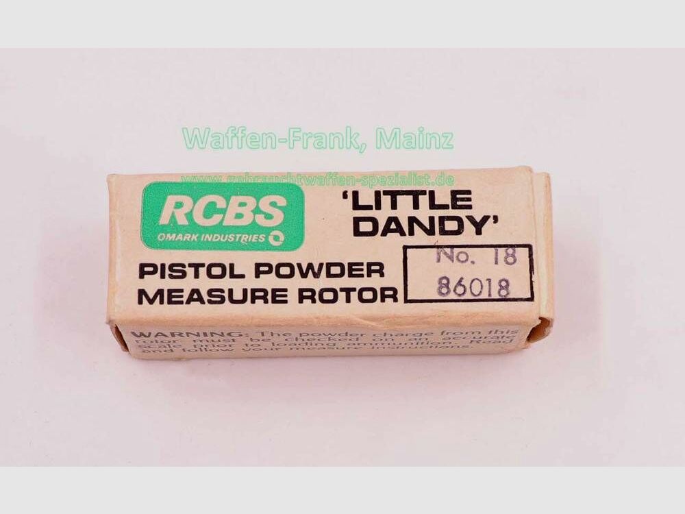 RCBS Rotor #18 für Gerät Little Dandy